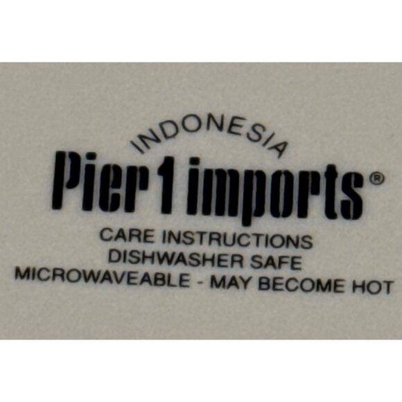 6 Pier 1 Imports Sonora Yellow Moroccan Style Ceramic Appetizer Plates  6.5" - Picture 4 of 5